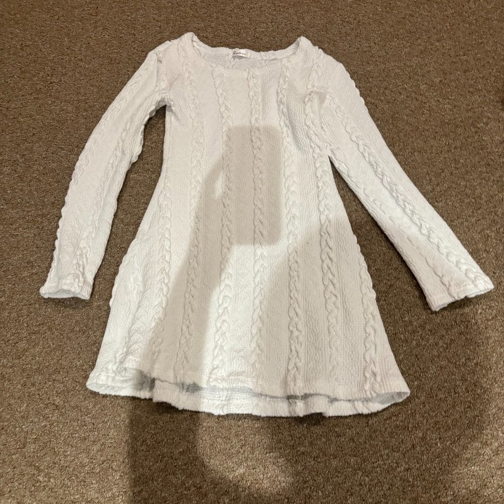 White Sweater Dress